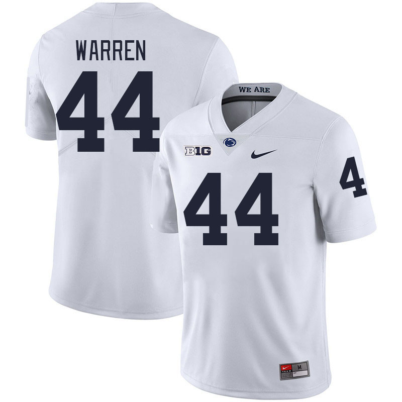 Penn State Nittany Lions #44 Tyler Warren College Football Jerseys Stitched Sale-White